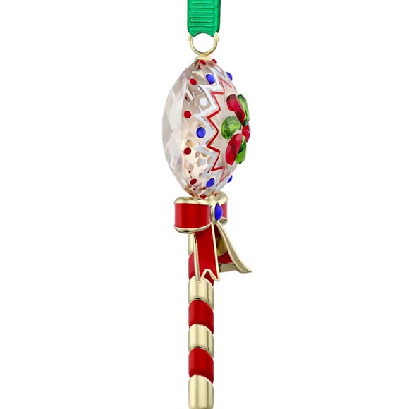 NIB Swarovski Holiday Cheers Dulcis Lollipop Christmas Crystal Ornament #5684302 - Picture 5 of 8